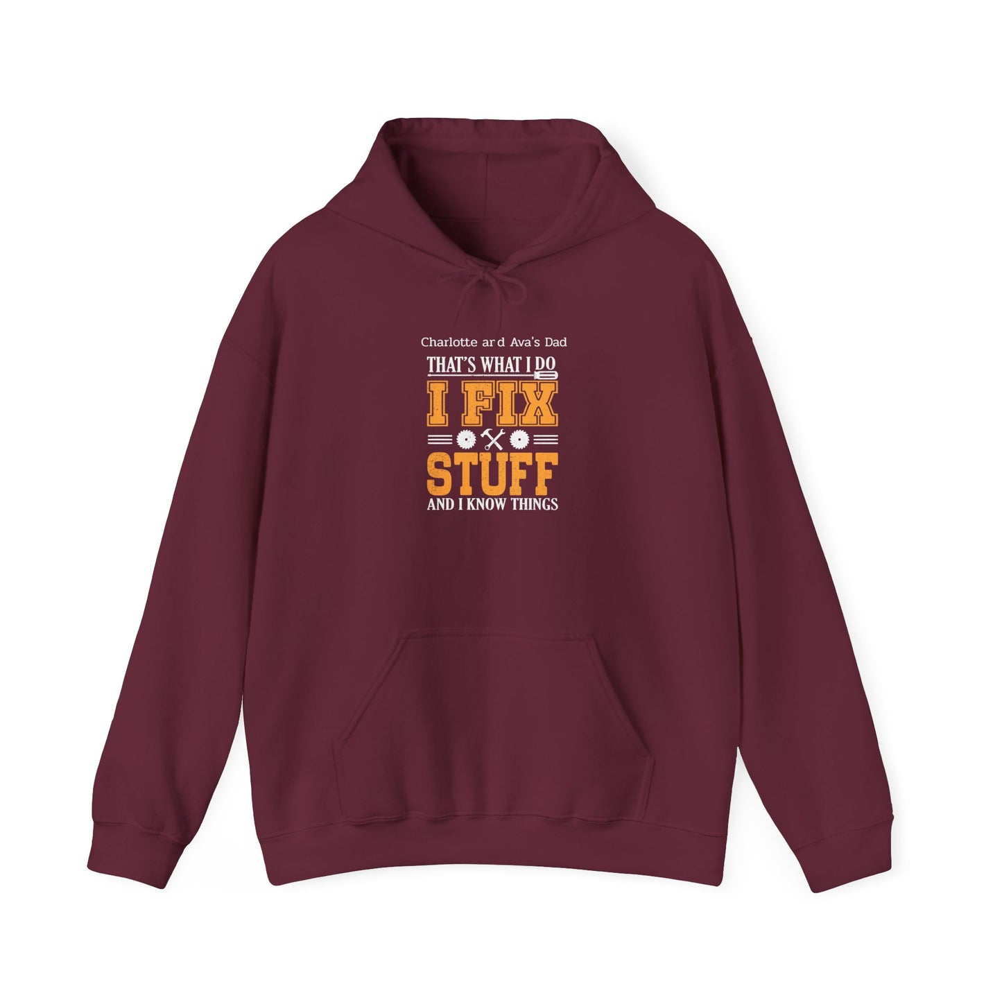 I Fix Stuff Custom Kid's Names Hoodie - Personalized Gift