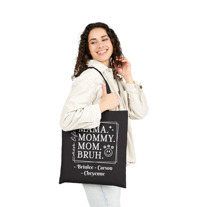 Mom Life Custom Names — Personalized Mom Tote