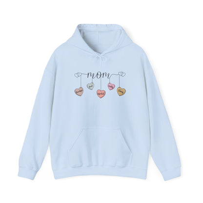 Mom Hearts — Graphic Hoodie