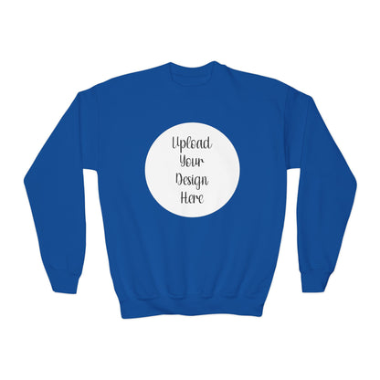 *Custom Youth Crewneck Sweatshirt — Various Colors - Upload Your Design