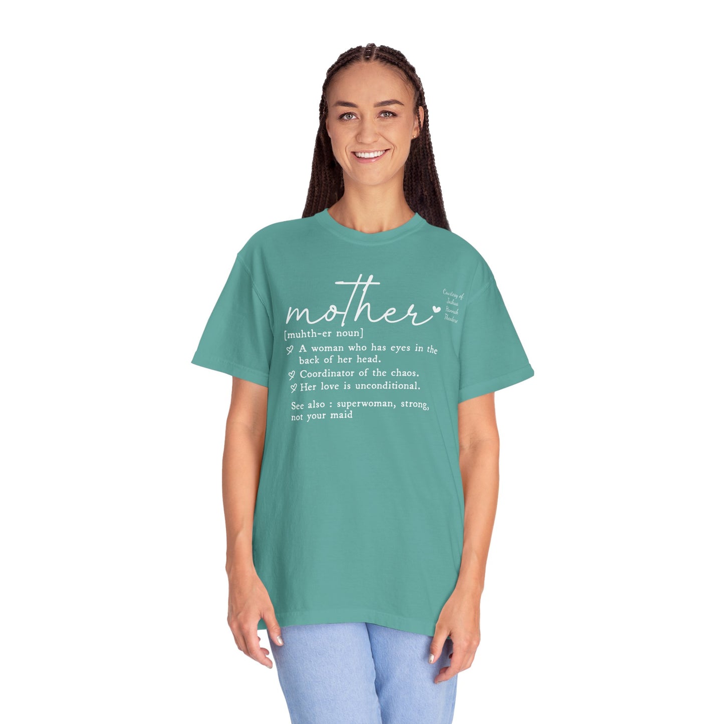 Mother Definition T-Shirt — Personalized Mom Script Graphic Tee