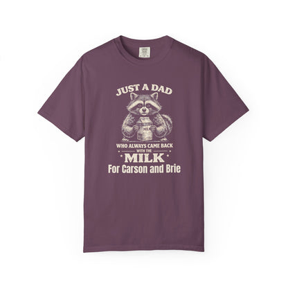Just A Dad Custom Kid's Names— Fathers Day Tee