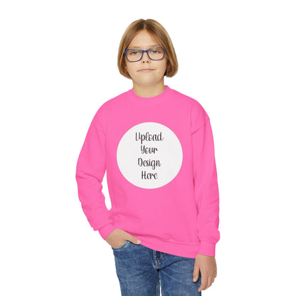 *Custom Youth Crewneck Sweatshirt — Various Colors - Upload Your Design