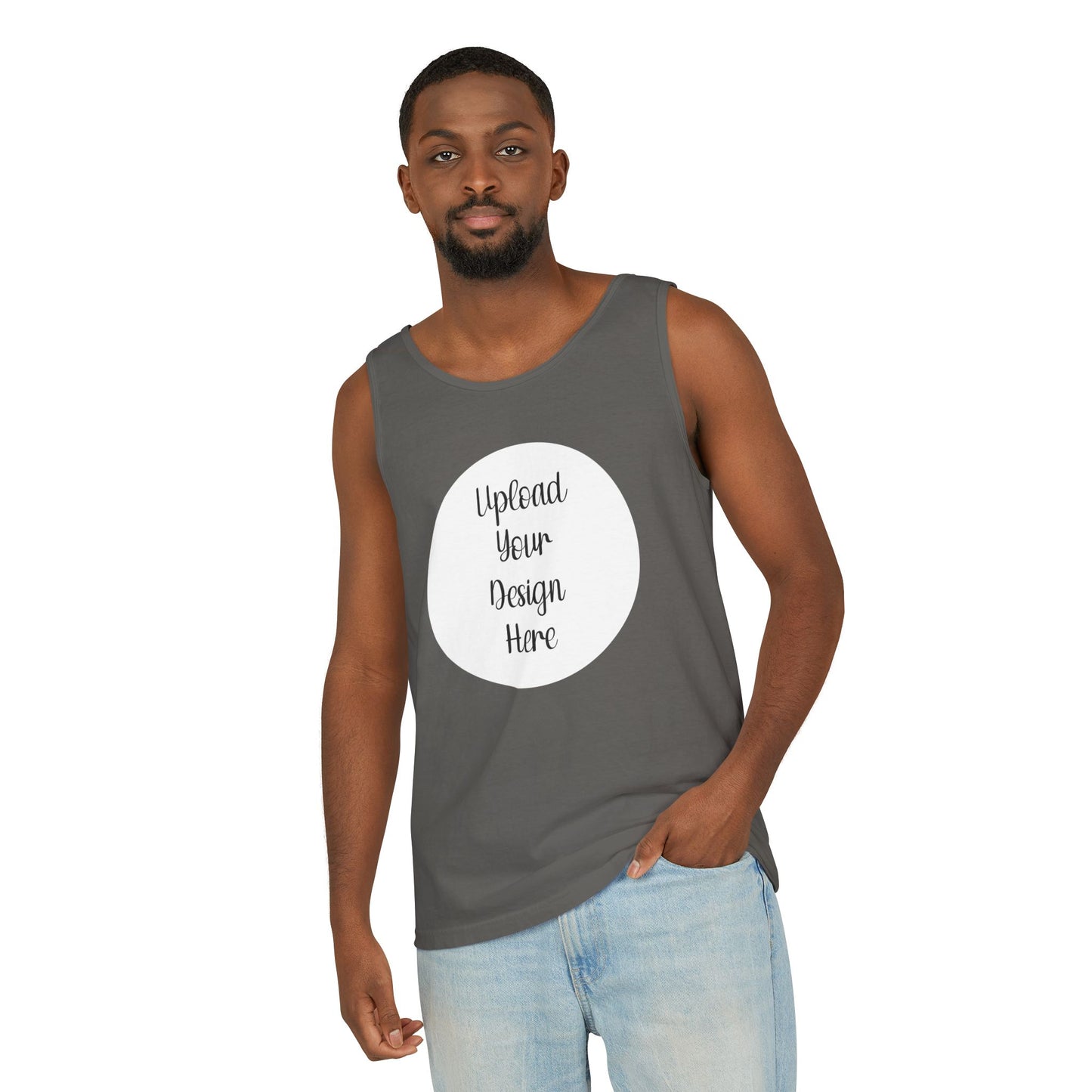 *Custom Tank Top — Comfort Colors Various Colors - Upload Your Design