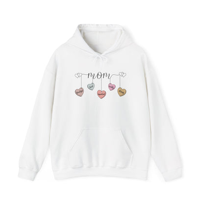Mom Hearts — Graphic Hoodie