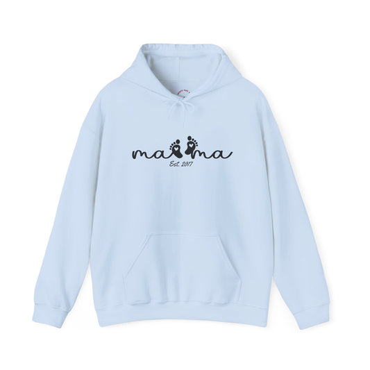 Mama Est. Custom Birth Year Hoodie — Personalized Mom Hoodie