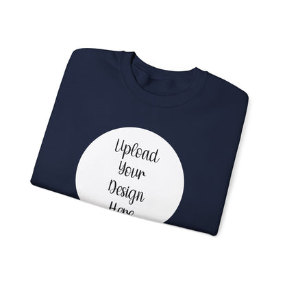 *Custom Crewneck Sweatshirt — Gildan Various Colors - Upload Your Design