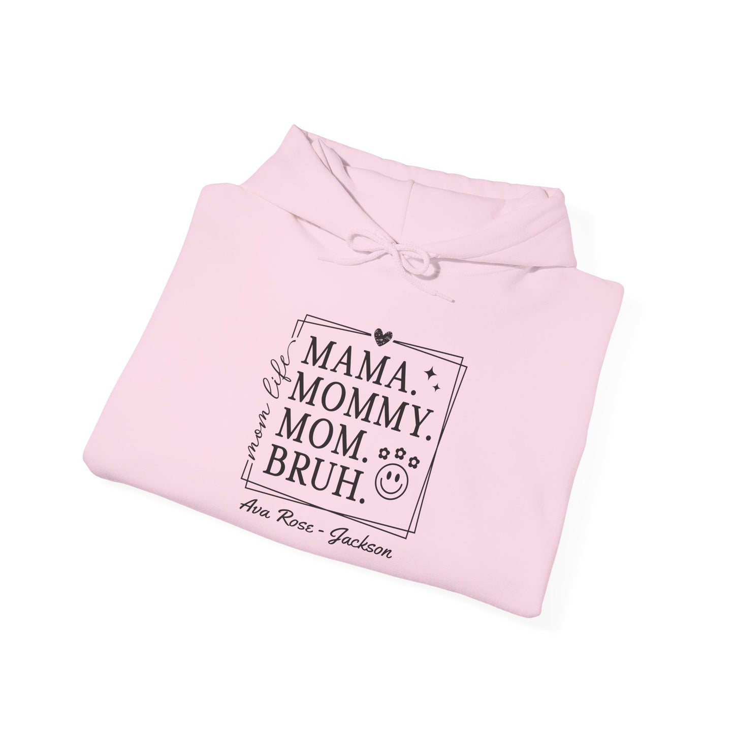 Mom Life Custom Kids Name Mama Hoodie — Personalized Mom Hoodie