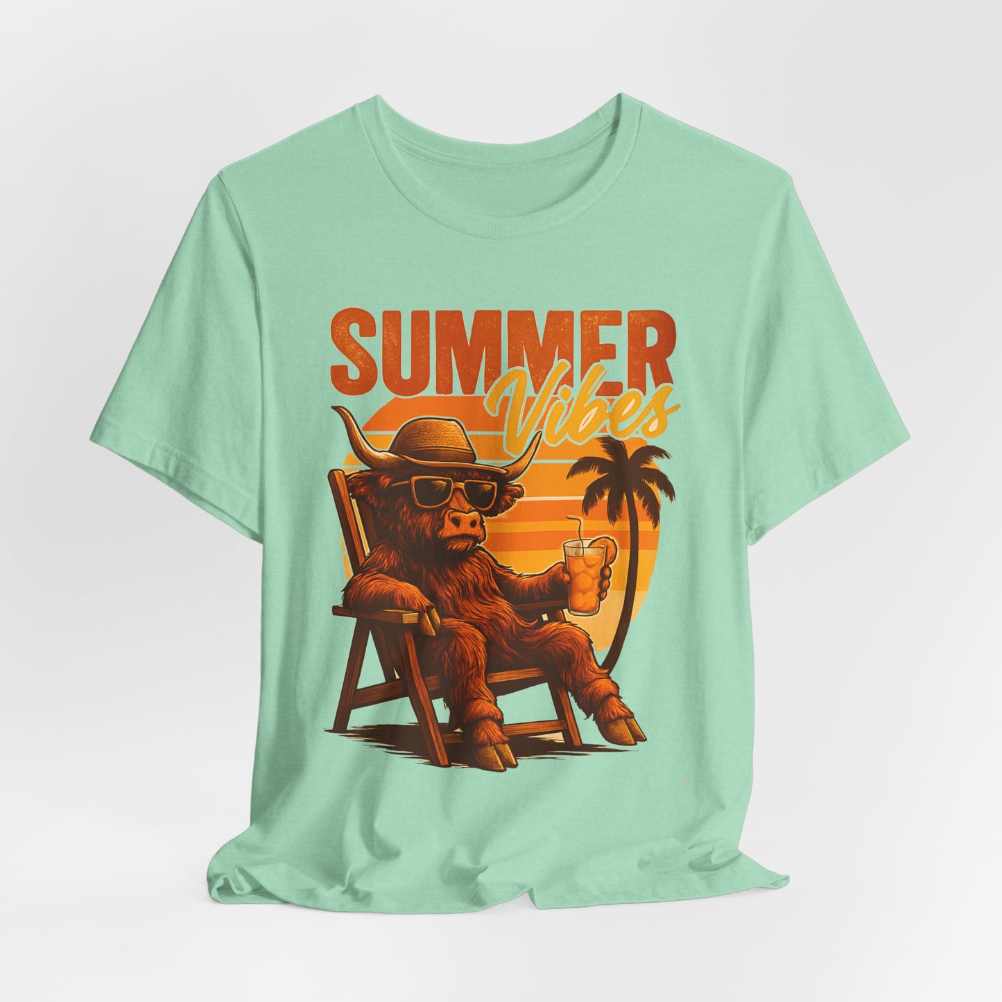 Highland Cow T-Shirt — celebrate summer Graphic Tee