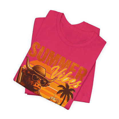 Highland Cow T-Shirt — celebrate summer Graphic Tee