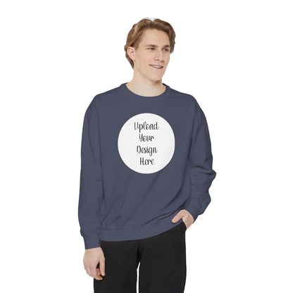 *Custom Crewneck Sweatshirt — Comfort Colors Various Colors - Upload Your Design