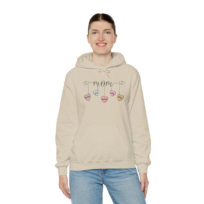 Mom Hearts — Graphic Hoodie