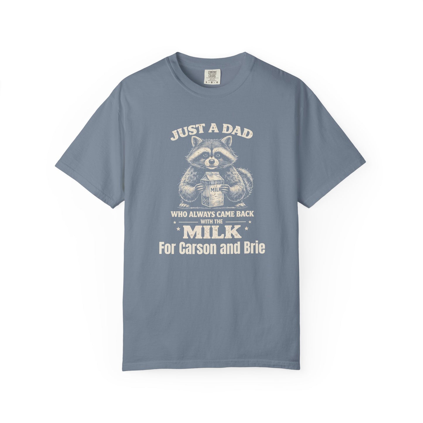 Just A Dad Custom Kid's Names— Fathers Day Tee