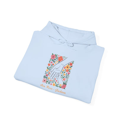 Mama Hand Custom Kids Name Mama Hoodie — Personalized Mom Hoodie
