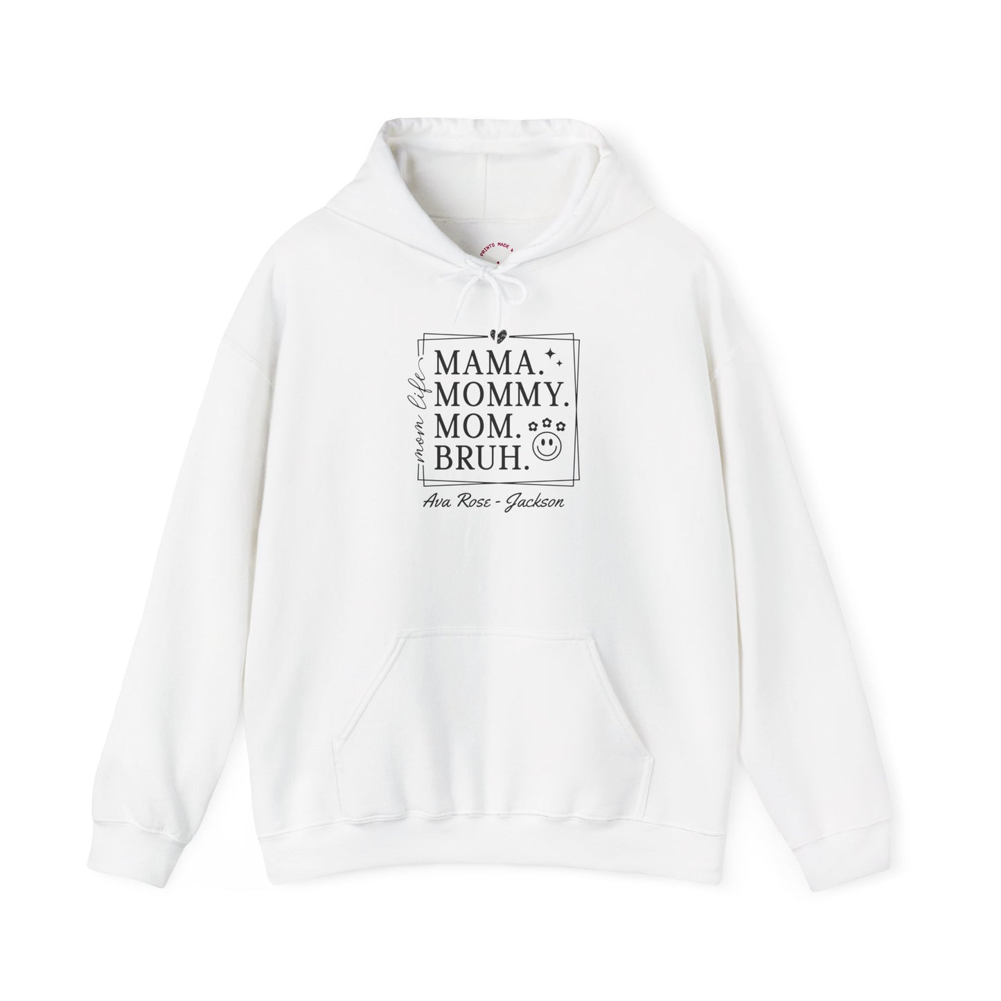 Mom Life Custom Kids Name Mama Hoodie — Personalized Mom Hoodie