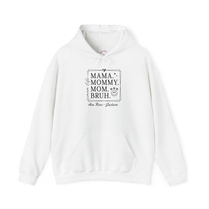 Mom Life Custom Kids Name Mama Hoodie — Personalized Mom Hoodie