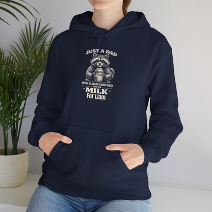 Just a Dad Custom Kid's Names Hoodie - Personalized Gift