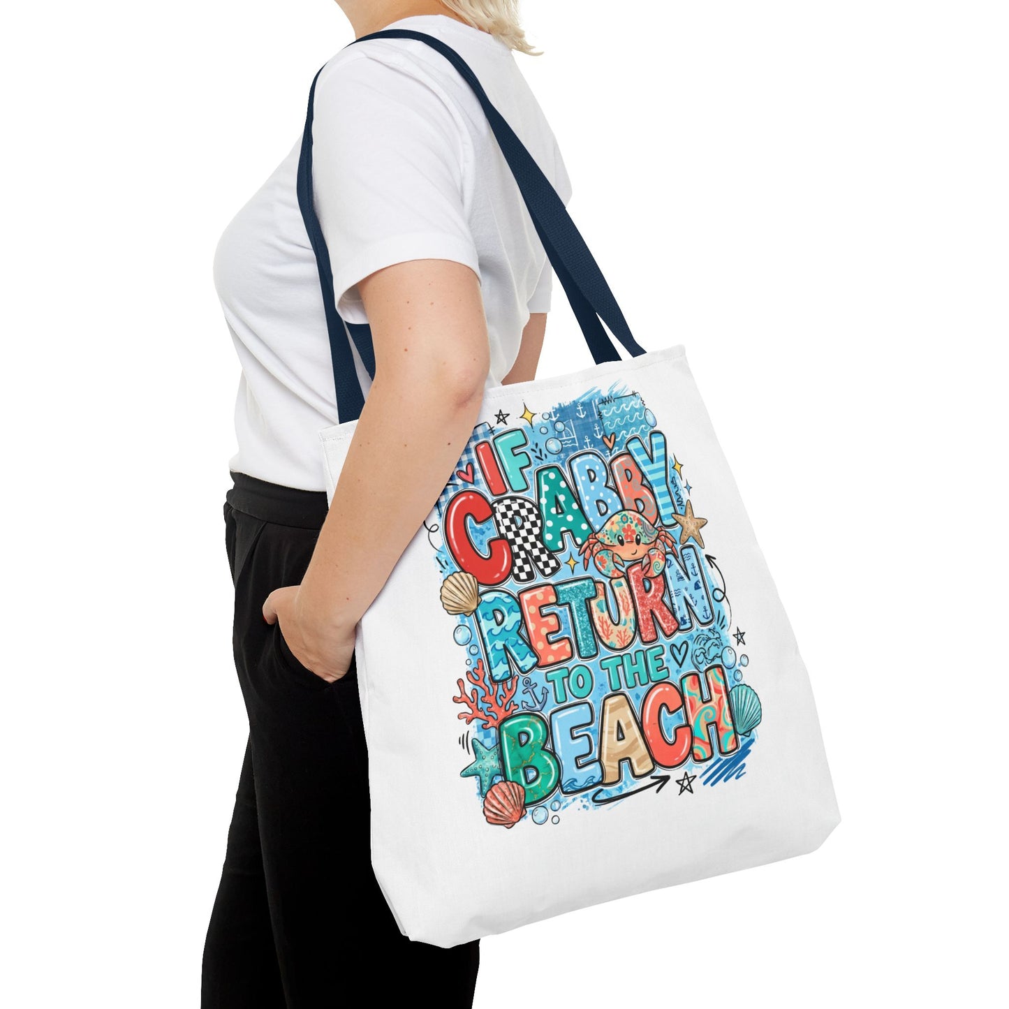 Crabby — Beach-Ready AOP Carryall
