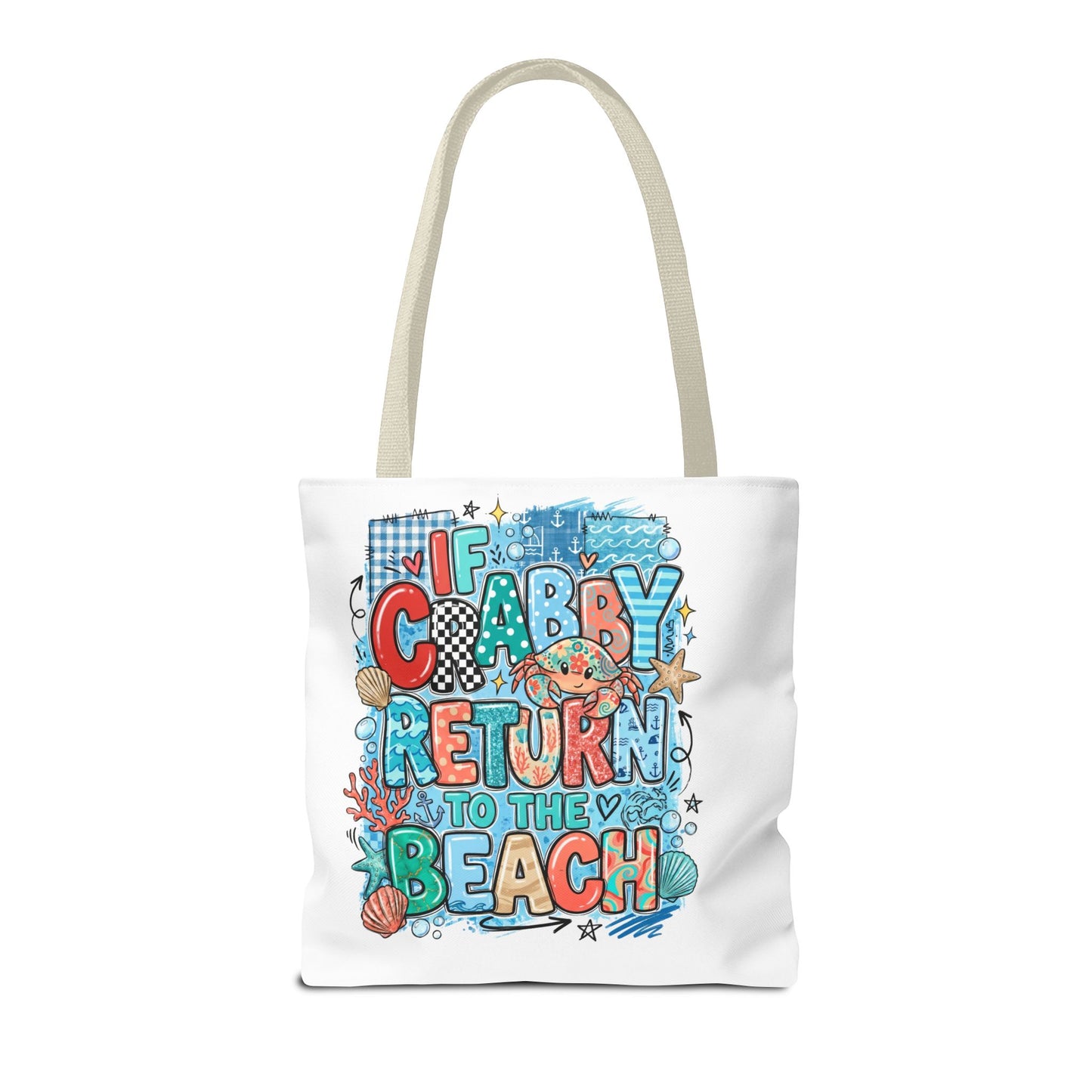 Crabby — Beach-Ready AOP Carryall