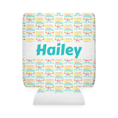 Hoochie Coochie Can Cooler Sleeve — Personalized Can Koozie for BBQs & Beach Days