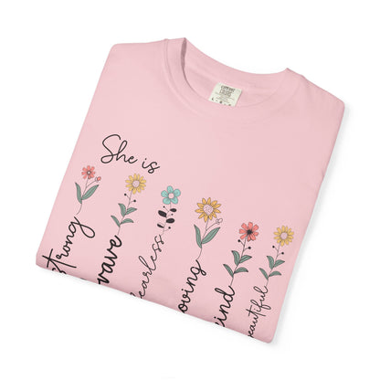 She Is — Mom Graphic T-Shirt