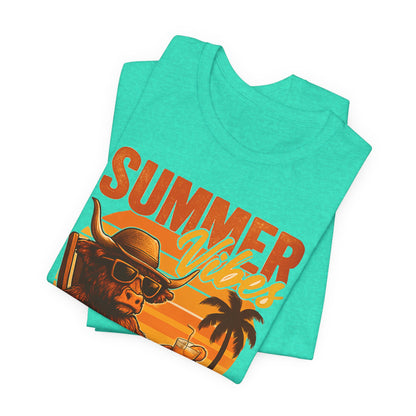 Highland Cow T-Shirt — celebrate summer Graphic Tee