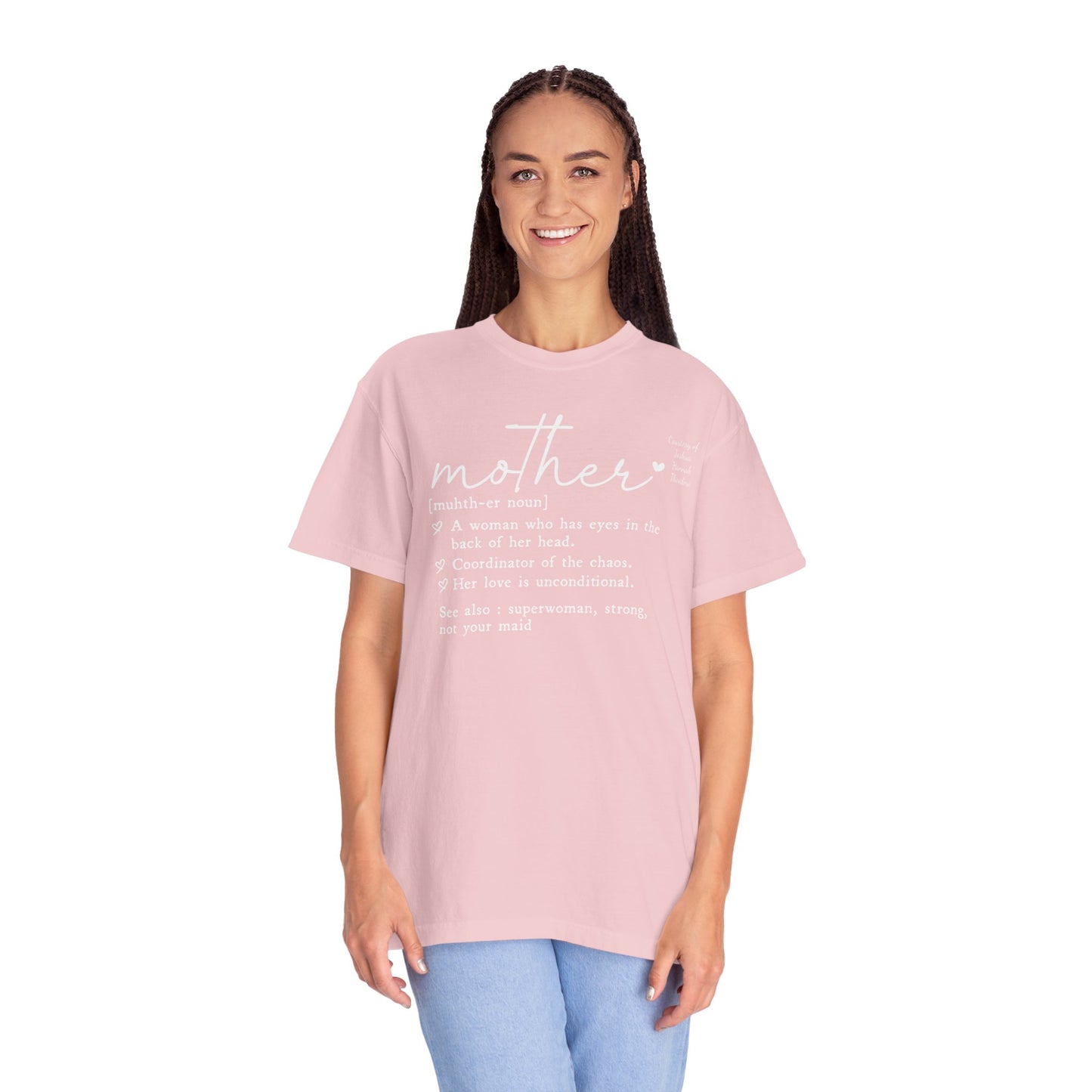 Mother Definition T-Shirt — Personalized Mom Script Graphic Tee