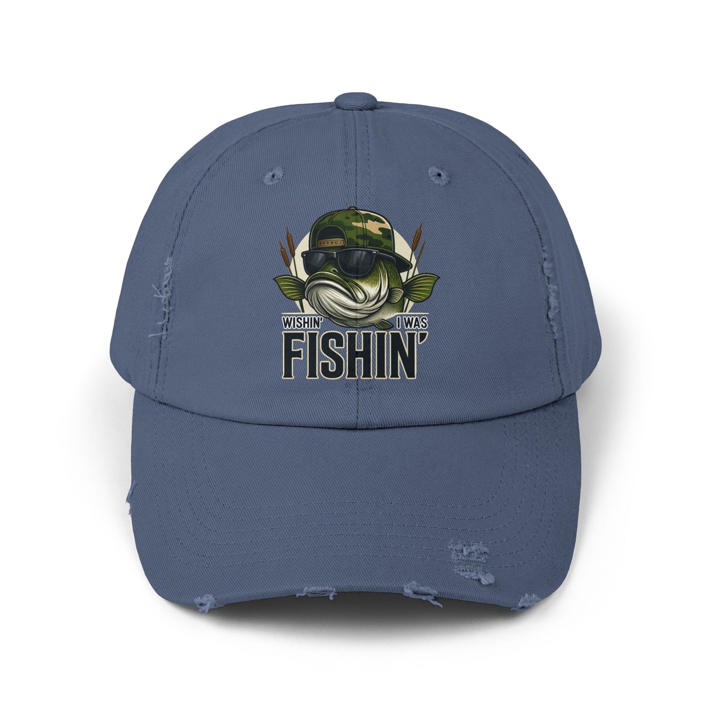 Wishin I Was Fishin —  Baseball Hat