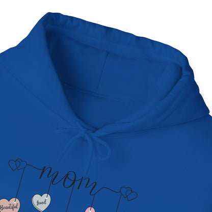 Mom Hearts — Graphic Hoodie