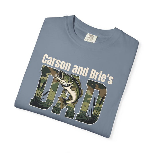 Fishing Dad Tee Custom Kid's Names— Fathers Day Tee
