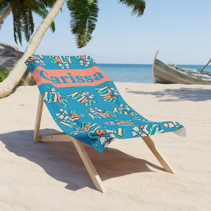 Salty — Personalized Name & Design Beach Towel