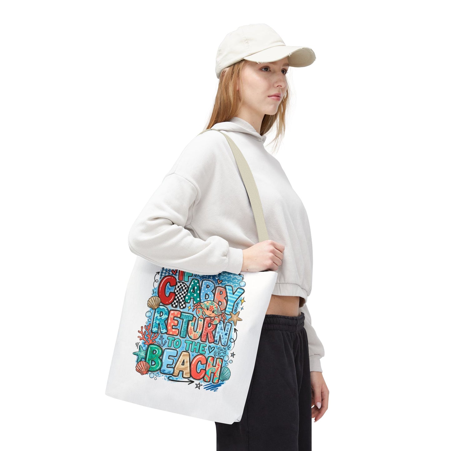 Crabby — Beach-Ready AOP Carryall