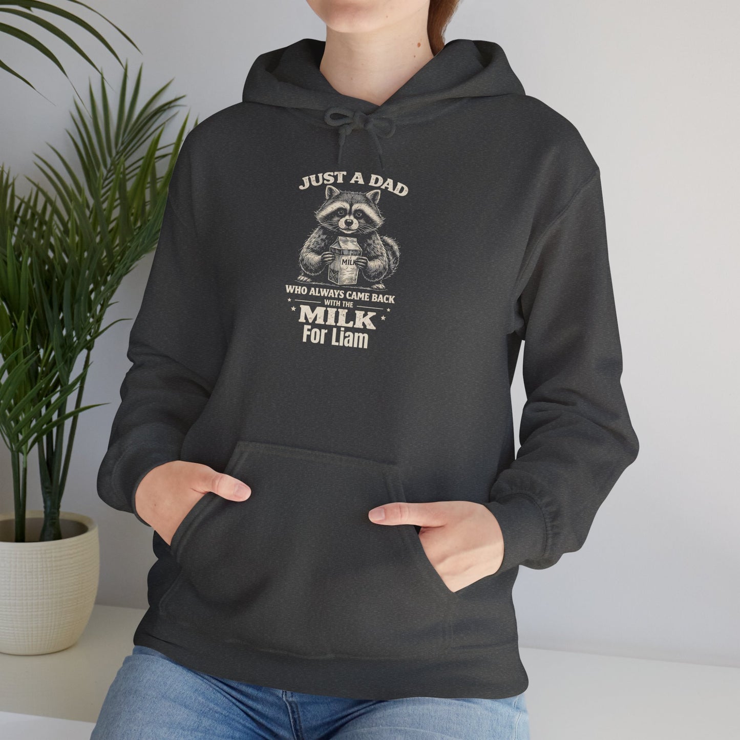 Just a Dad Custom Kid's Names Hoodie - Personalized Gift