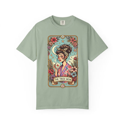 Vintage The Tired Mom T-Shirt —Mom Graphic Tee