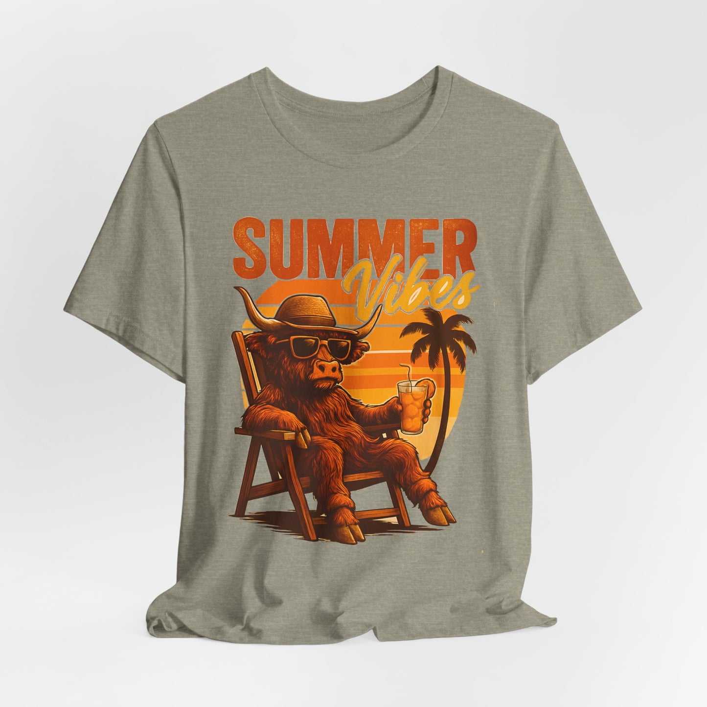Highland Cow T-Shirt — celebrate summer Graphic Tee