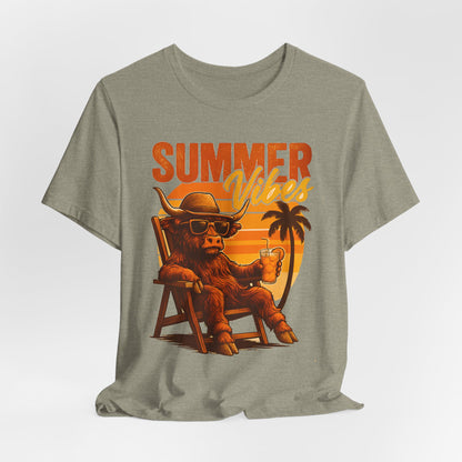 Highland Cow T-Shirt — celebrate summer Graphic Tee