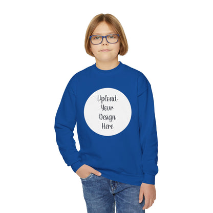 *Custom Youth Crewneck Sweatshirt — Various Colors - Upload Your Design