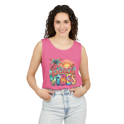 Beach Vibes — Breathable Garment-Dyed Summer Tank