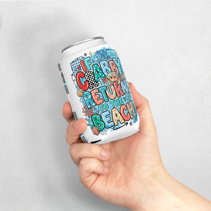 Crabby Can Cooler Sleeve — Personalized Can Koozie for BBQs & Beach Days