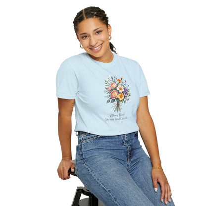 Mom's Bunch Custom Name T-Shirt — Personalized Mom Script Graphic Tee