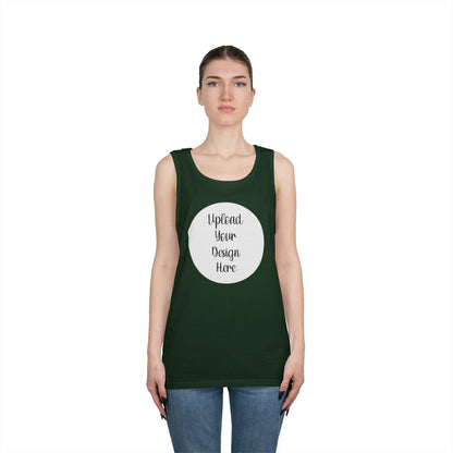 *Custom Tank Top — Gildan Various Colors - Upload Your Design