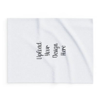 Custom Cozy Arctic Fleece Blanket – Upload Your Design