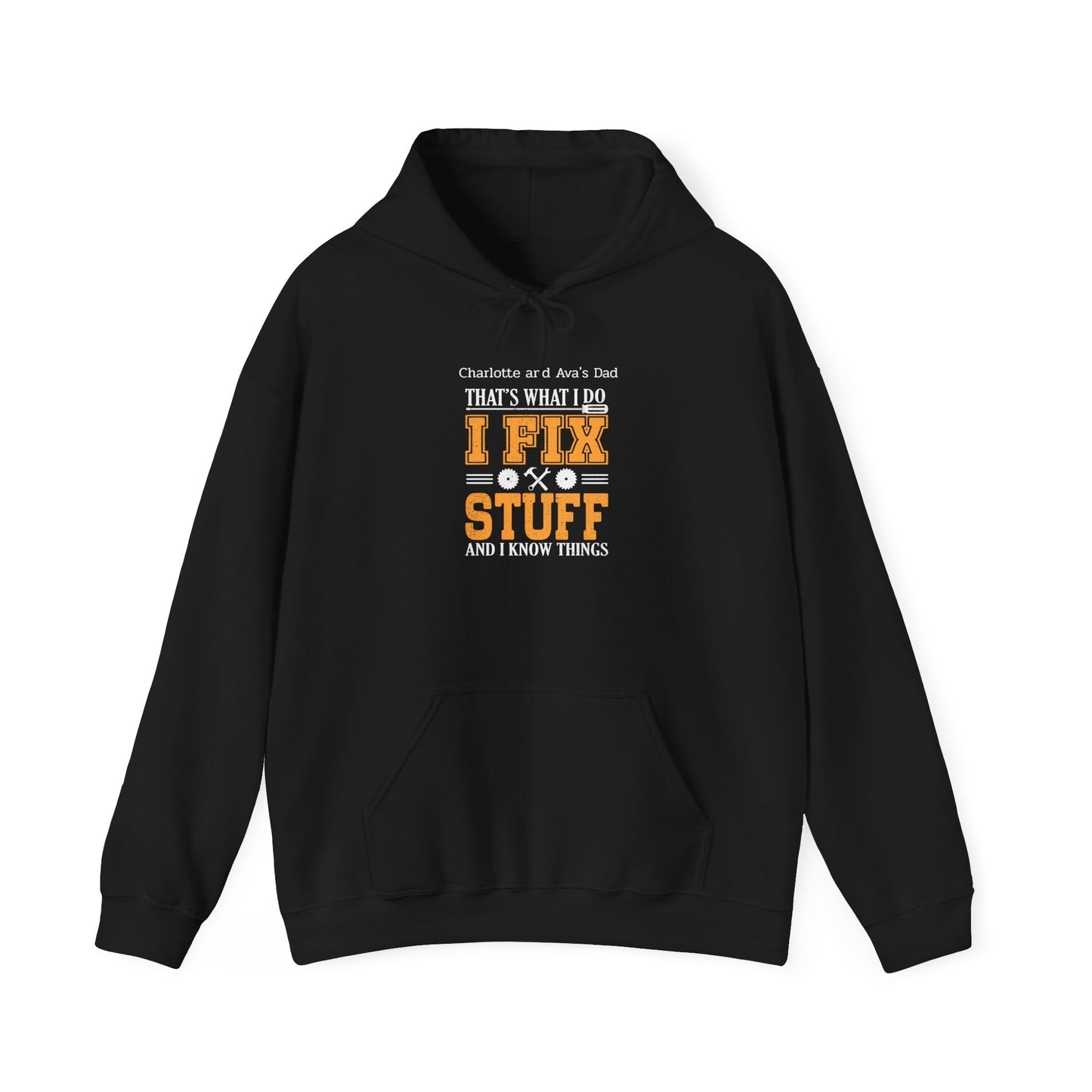 I Fix Stuff Custom Kid's Names Hoodie - Personalized Gift