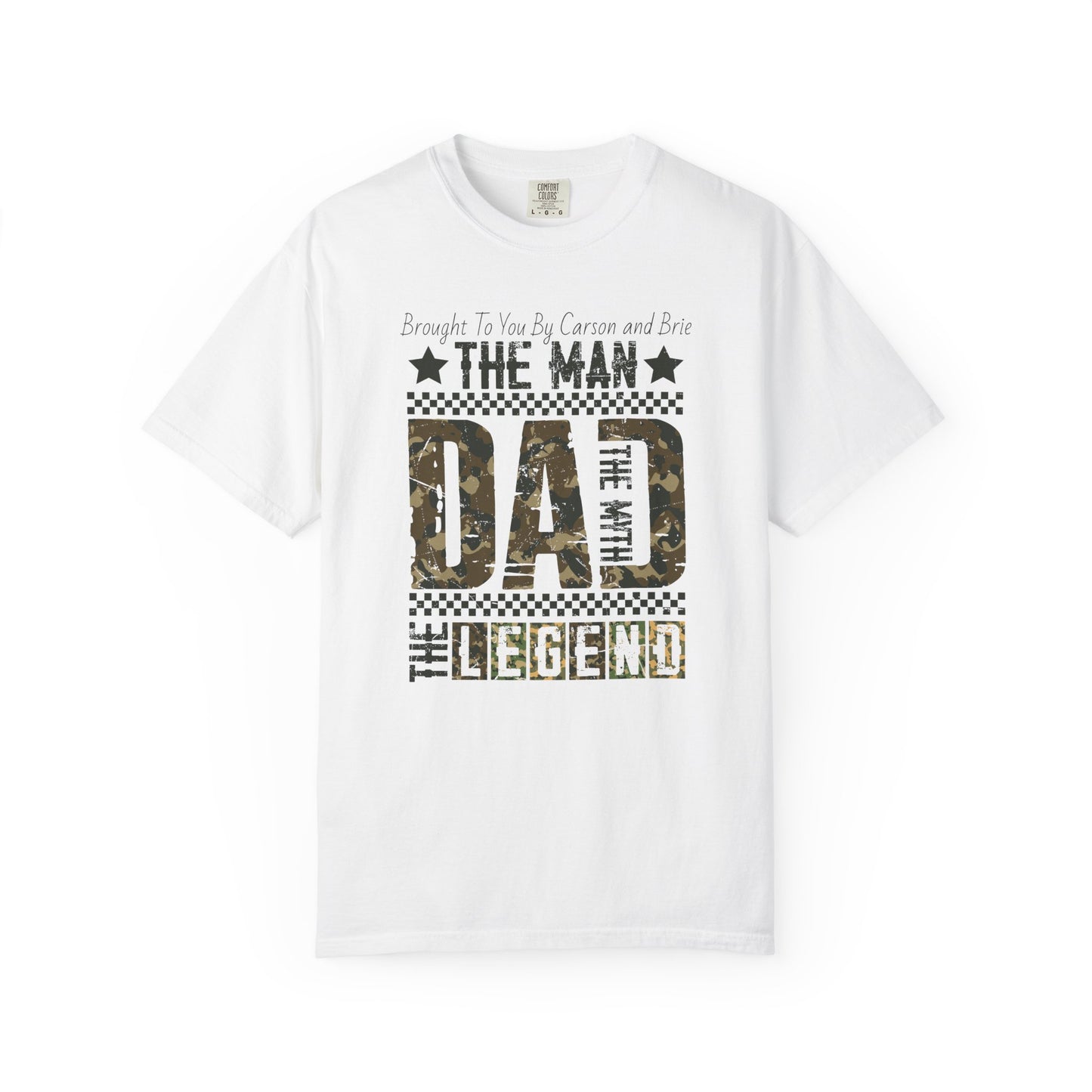 The Man The Myth Custom Kid's Names— Fathers Day Tee