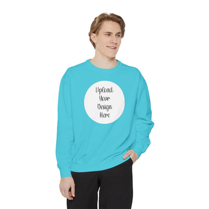 *Custom Crewneck Sweatshirt — Comfort Colors Various Colors - Upload Your Design