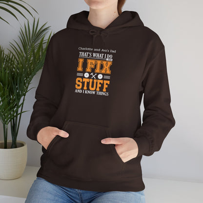 I Fix Stuff Custom Kid's Names Hoodie - Personalized Gift