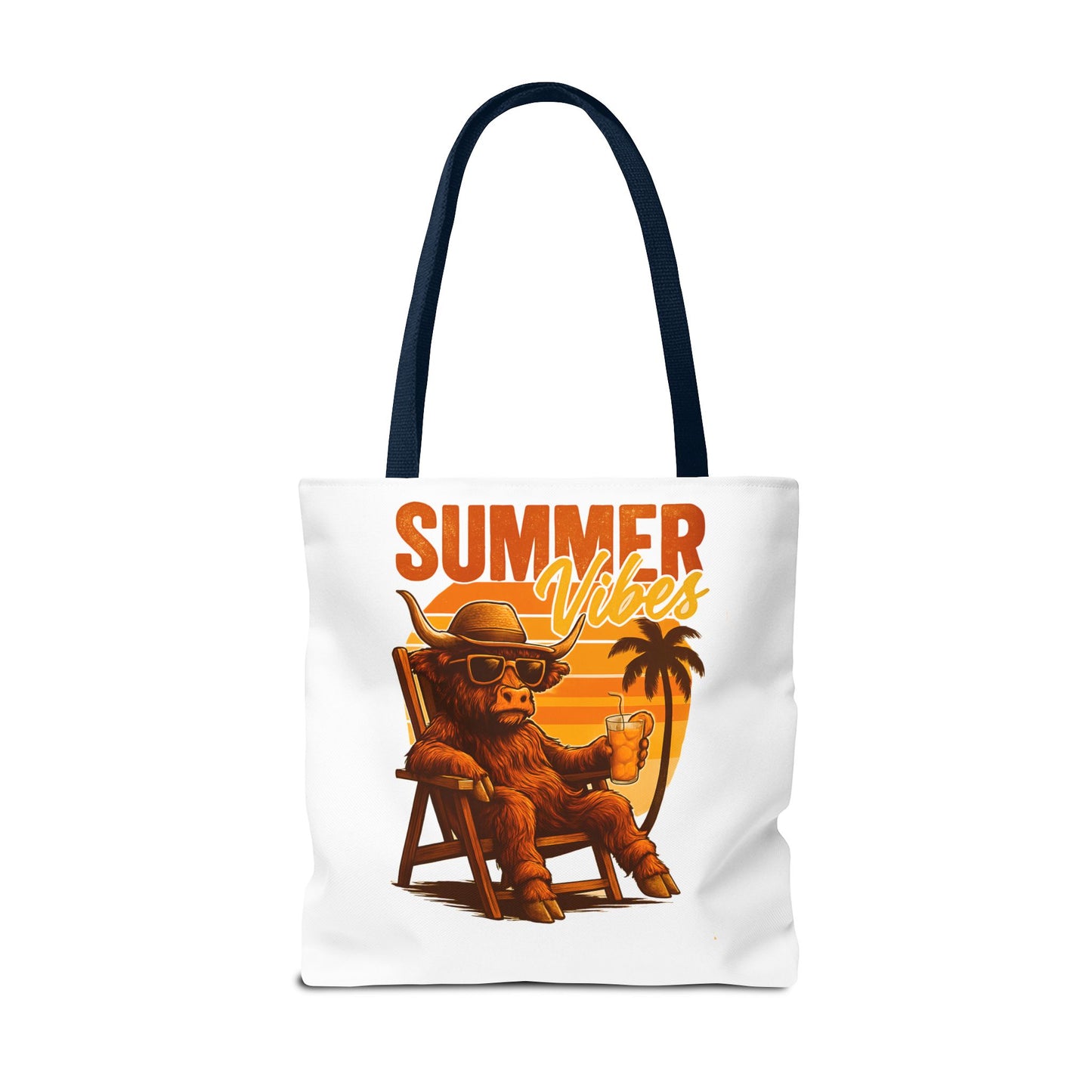 Highland Cow — Beach-Ready AOP Carryall