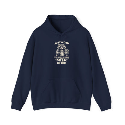 Just a Dad Custom Kid's Names Hoodie - Personalized Gift