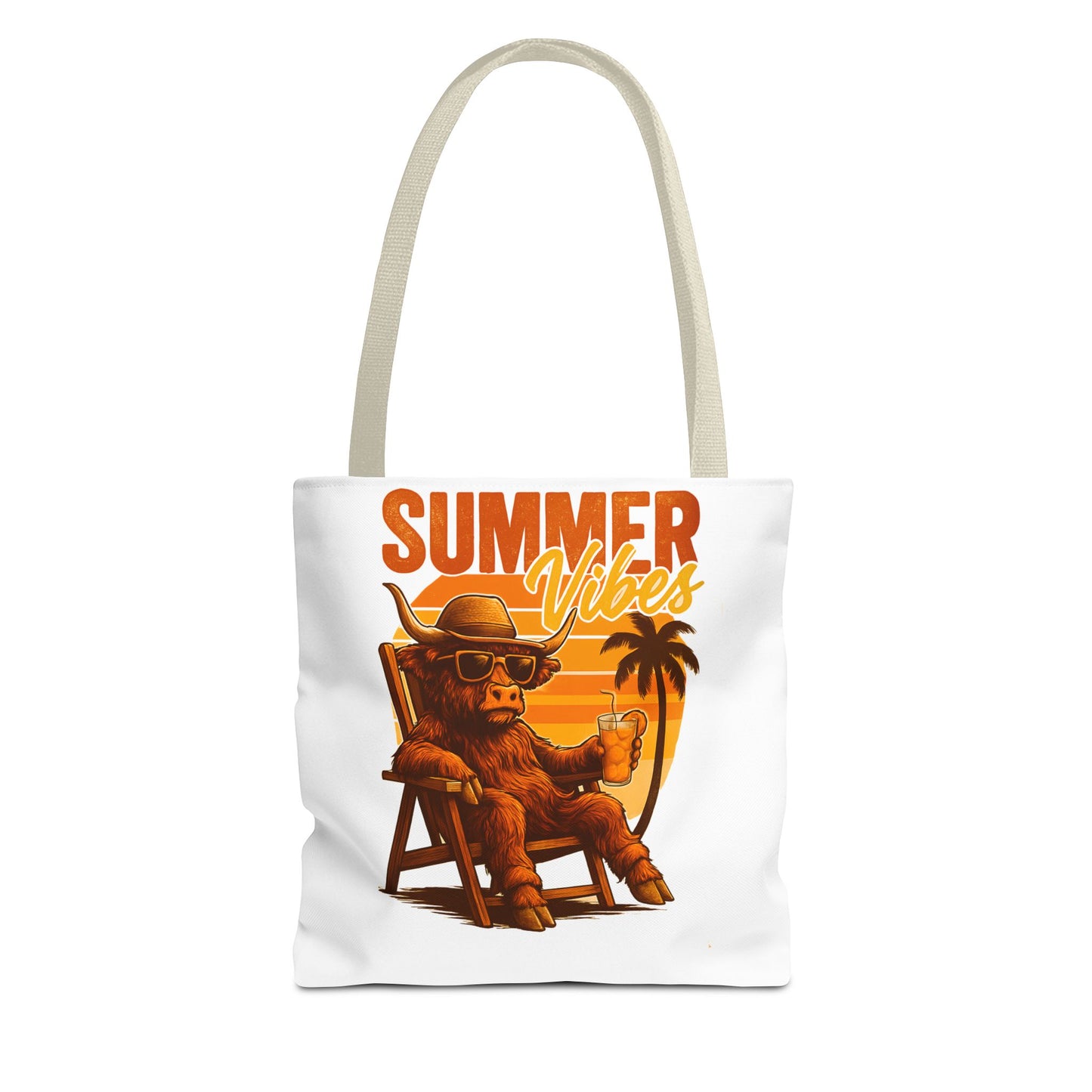 Highland Cow — Beach-Ready AOP Carryall