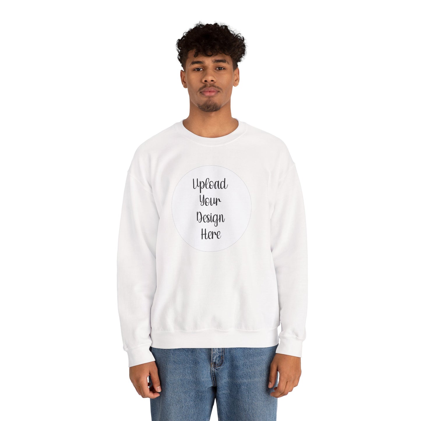 *Custom Crewneck Sweatshirt — Gildan Various Colors - Upload Your Design